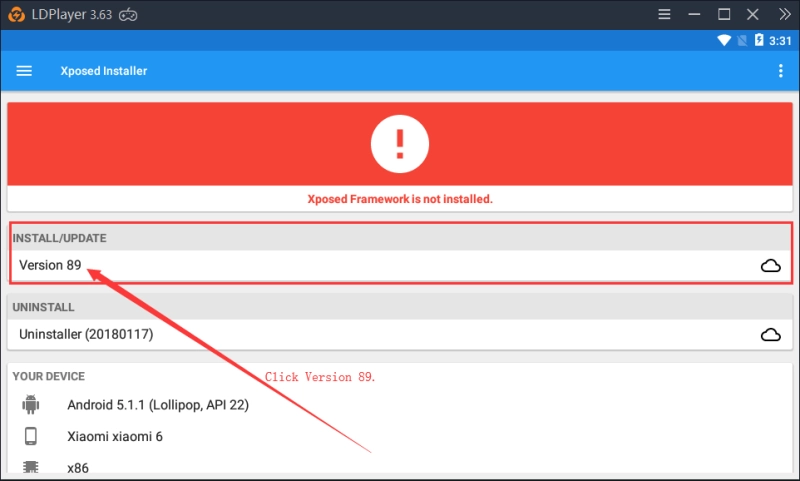 Configurer Xposed Installer sur LDPlayer