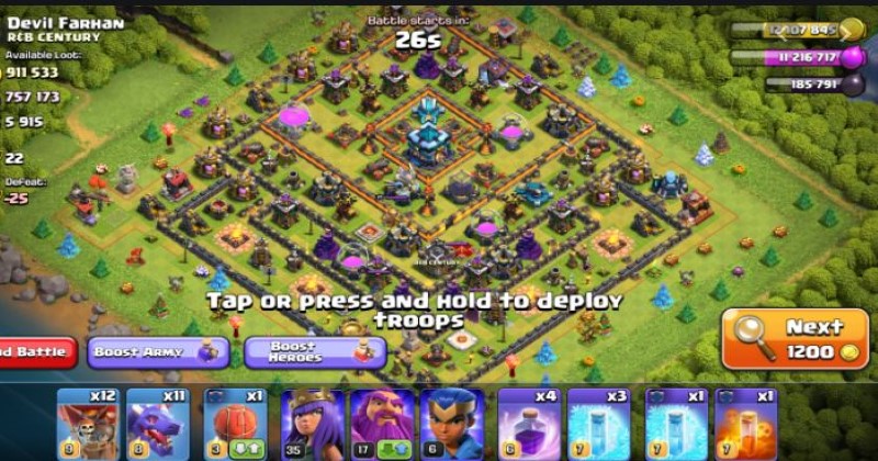 clash of clans battle strategy